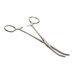 Forcep CORMORAN courbé 19cm