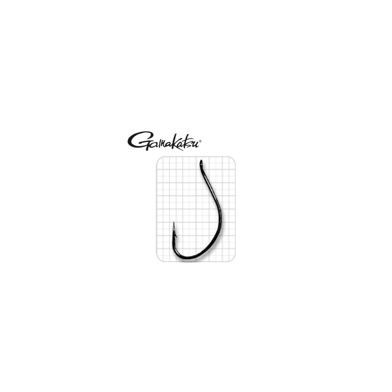 Gamakatsu 66009 Worm Hooks - Size 2/0, 7 Pack, NS Black, Extra Wide Gap For Bass Fishing - View #3