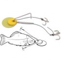 Dead Bait Jig Rig yellow BLACK CAT H.2/0 100kg