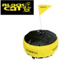 BLACK CAT marker buoy black 33cm diameter