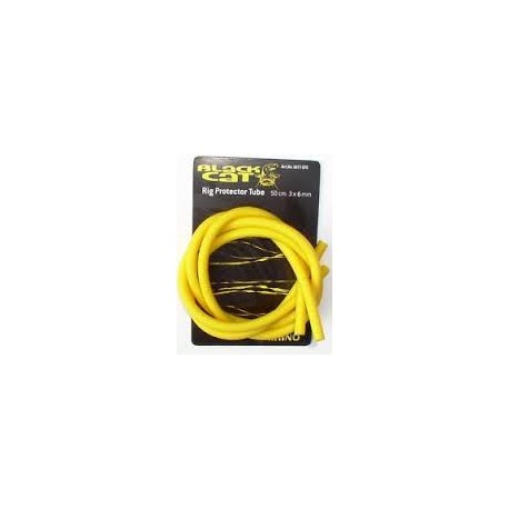 Gaine jaune BLACK CAT Rig tube  4mm
