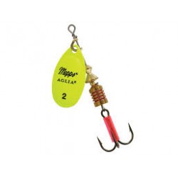Cuiller MEPPS Aglia n°2 Fluo chartreuse