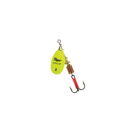 Cuiller MEPPS Aglia n°1 Fluo chartreuse