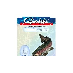 Bas de ligne GAMAKATSU Trout 3610N n°10 0.18mm  75cm