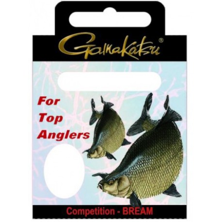 Bas de ligne GAMAKATSU Competition bream 1100B n°18 0.10mm  22cm